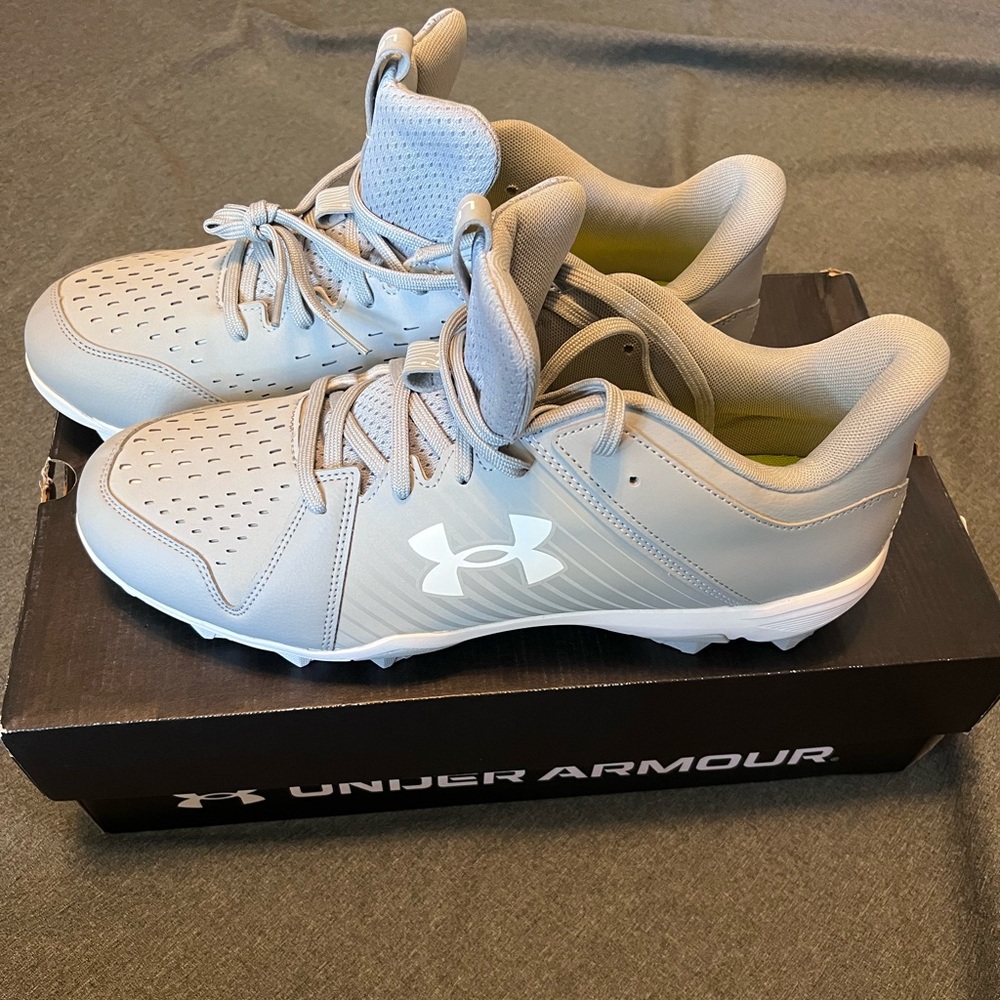 Under Armour Leadoff Low RM Baseball Cleats Men's Size 13 Gray